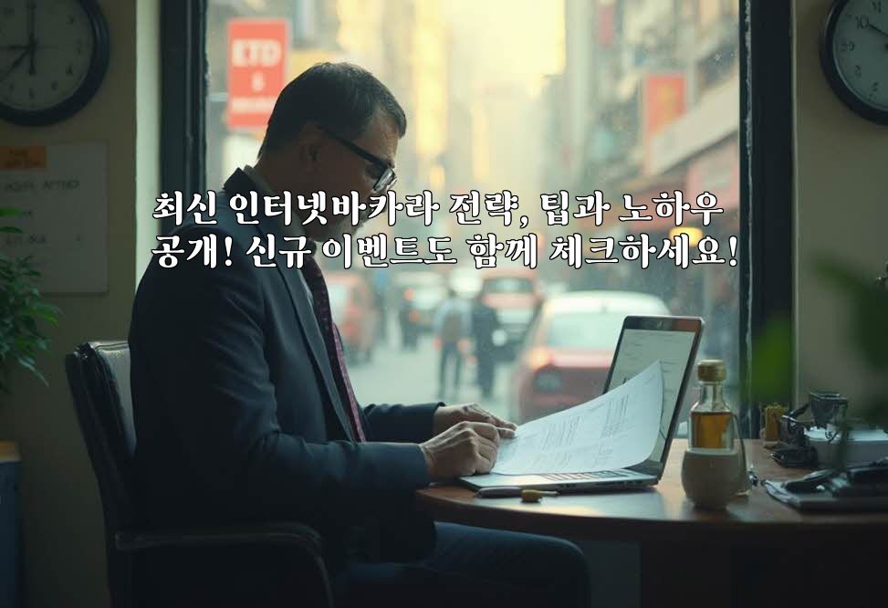 최신 인터넷바카라 전략, 팁과 노하우 공개! 신규 이벤트도 함께 체크하세요!